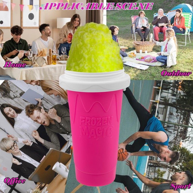 Slushie Maker Cup - DIY Magic Slushy Maker Squeeze Cup,