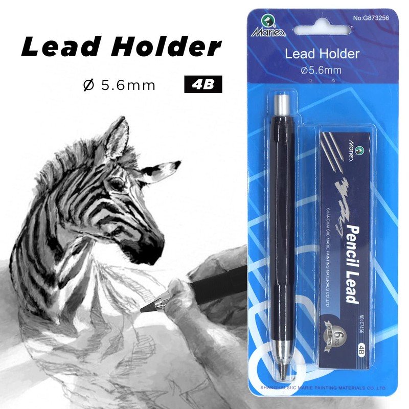 5.6mm Mechanical Pencil Automatic Clutch Lead Holder, 5.6 mm Lead