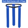 Geeyae 14 Players Flag Football Belts, Adjustable Flag Football Belt