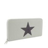Glamexx24 Women's Purse with Star, Small and Short Format Purse, Ultralight, Slim Wallet, Small Wallet for Women, The Colour is Very Beautiful with Multiple Compartments, milky white