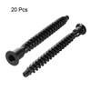 sourcing map Furniture Confirmat Screw 7x69mm Hex Socket Wood Screws