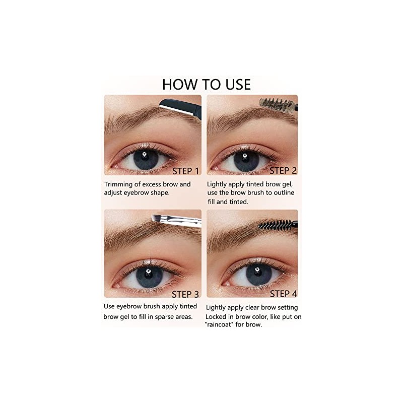 Gel para Cejas con Tinte Resistente al Agua Waterproof Eyebrow
