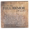 Dicksons Bronzetone Full Armor Scripture 3 x 4 Resin Decorative