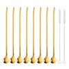 Do Buy Stainless Steel 2-in-1 Straw with Spoon Reusable Drinking