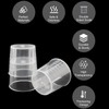 Bhina Pack of 100 30 ml Plastic Mixing Cups Measuring