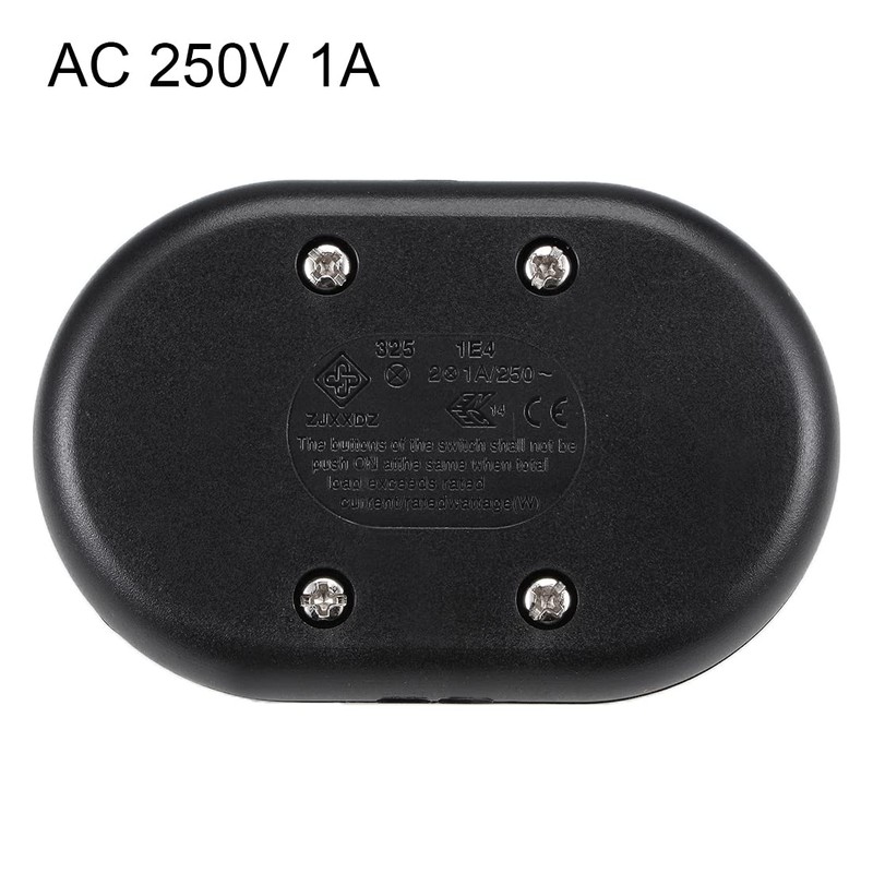 sourcing map Inline Foot Pedal Push Lamp Switch, 2 Buttons