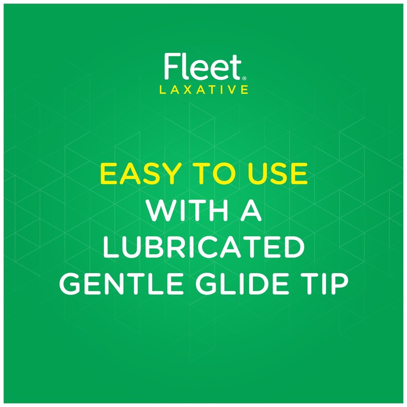 Fleet Laxative Saline Enema, 7.8 Fl Oz (Pack of 6)