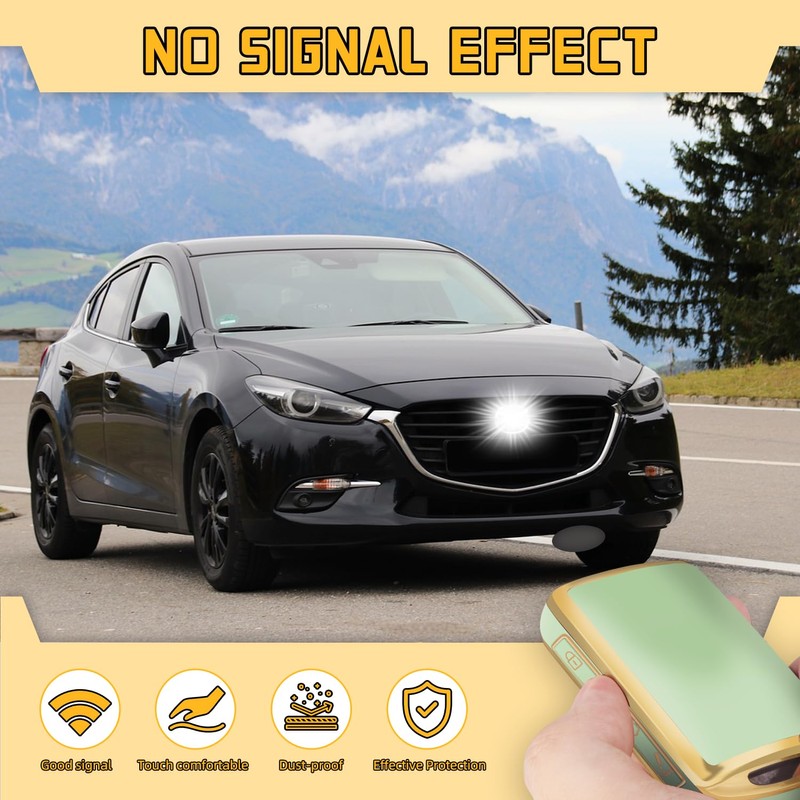 FT FUNTOR for Mazda Key Fob Cover,Compatible with Mazda 3/6/3