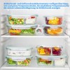 Twin Pack Fridge Thermometer Dial Fridge Thermometer, 3 Pieces Analogue