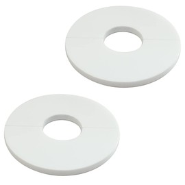 Rosettes Cover for Pipes, Heaters, Railings, Easy Assembly, Pipe Cover, Made in Germany, Pipe Collars, White/Grey/Black, Heating Pipe Cover, Trim Cuff