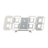 Radio Clock Table Clock, Wall Mounted, Digital, Small, Tabletop, Temperature,