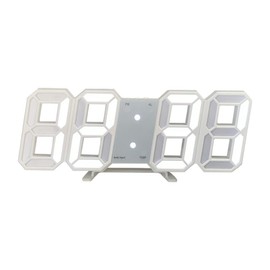 Radio Clock Table Clock, Wall Mounted, Digital, Small, Tabletop, Temperature, Digital Clock, Radio Waves, Stylish, Alarm Clock, LED, Alarm, Letters, Large, Scandinavian Gift, Birthday, Mother's Day, Christmas, Gift