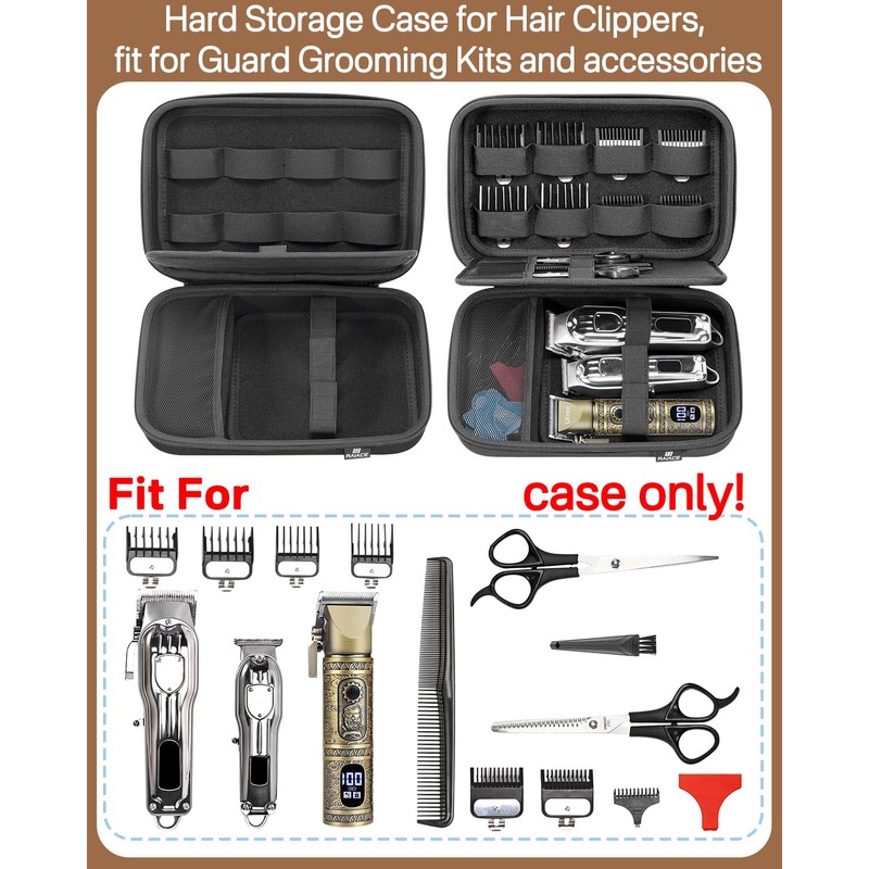 RAIACE Hard Storage Case Compatible with Hair Clippers, Protective Carrying