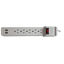 Koblenz SS-550-USB Supresor de Picos, color blanco