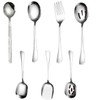 Yuiturt Serving Spoons Set, 7 Pieces Stainless Steel Serving Utensils,