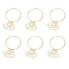 80pcs Ring Shape Paper Clips Rustproof Multifunction Multifunction with Clear