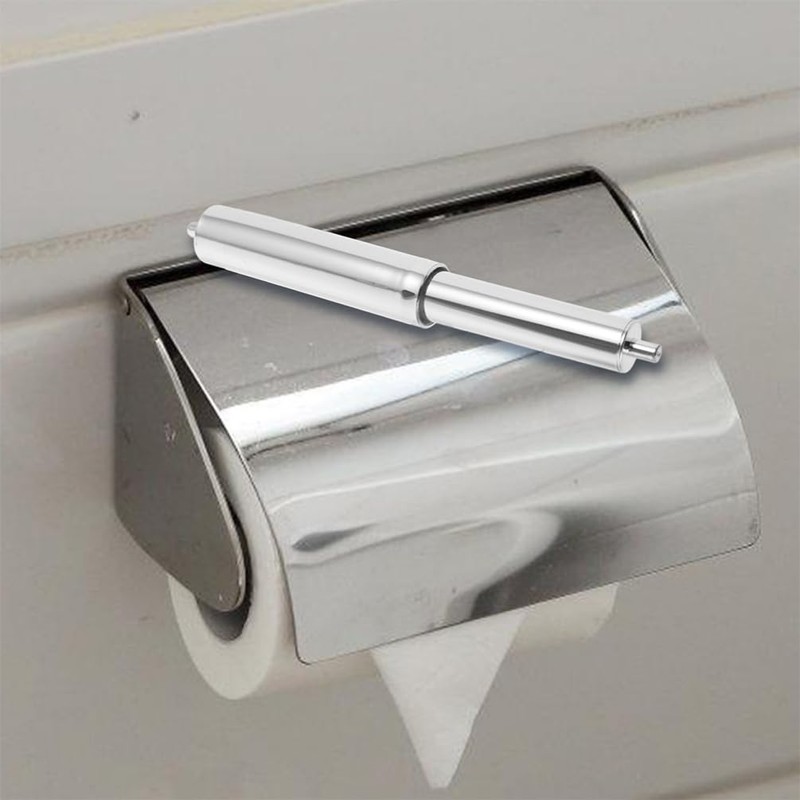 Gadpiparty 2 Pieces Toilet Roll Holder Chrome Toilet Roll Holder