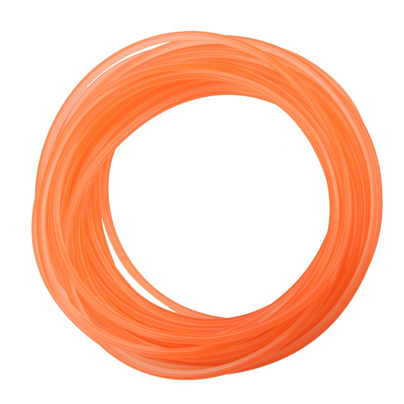 Orange Smooth PU Polyurethane Round Belt for Drive Transmission(5mm*10m)