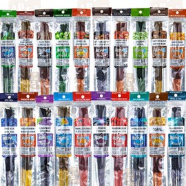 Aroma Fusion AromaBlu 11 inch Handmade Incense 10-Pack Assorted Scents (10-Sticks Per Pack)