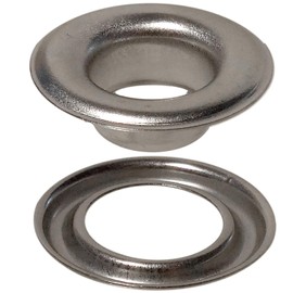 Stimpson ESPGW2SS500 Self-Piercing Grommet and Washer Stainless Steel 304 Reliable, Durable, Heavy-Duty #2 Set (500 Pieces of Each)