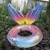 AiMMei Swim Ring for Adults and Children, Float with Backrest,