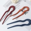 Nakanoya U-pin, Plastic, Resin, U-shaped Pin, U-shaped Comb, Hair Fork,