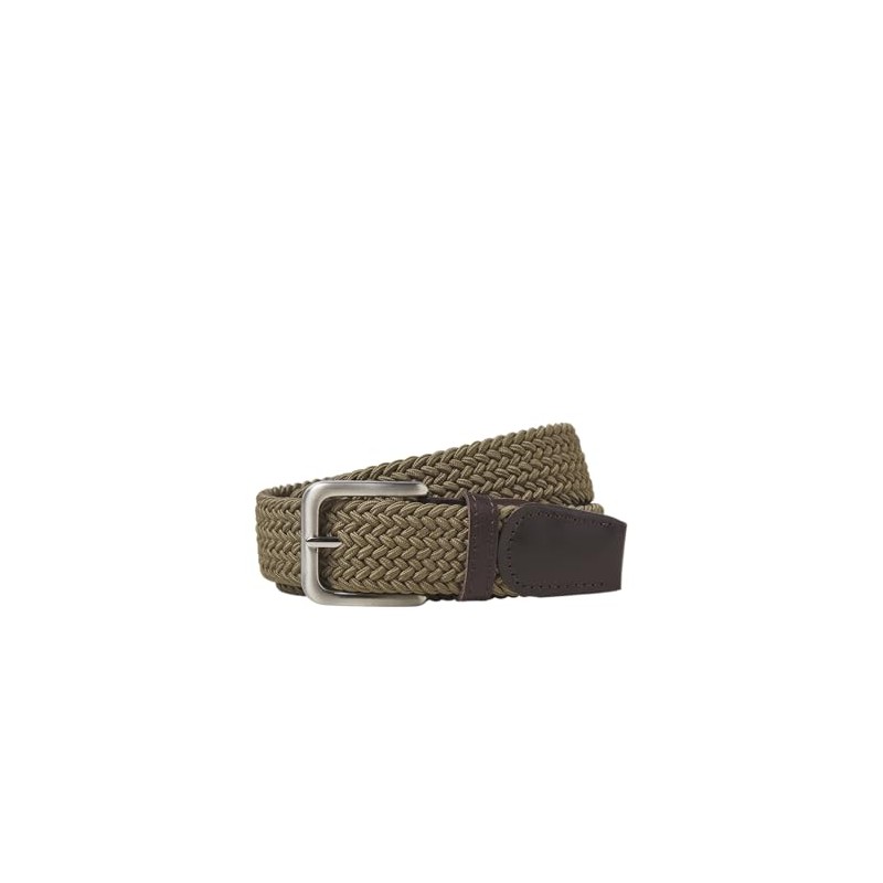 JACK & JONES Men's Jacspring Woven Belt Noos Belt, Oxford
