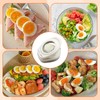 Vlecexs Egg Slicer, Stainless Steel Egg Slicer, 3 in 1