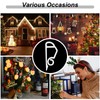 Scettar 120 PCS Gutter Hanging Hooks, Christmas Lights Gutter Clips