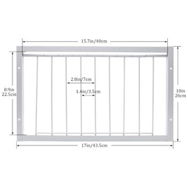 Junniu 15.7in/40cm Pigeon Cage T-Trap Birdcage Iron Wire Trap Door for Racing Pigeon, 15.7in (40cm)