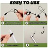Lewtemi 5 Sets 24 Inch Pen Leash for Clipboard Lanyard