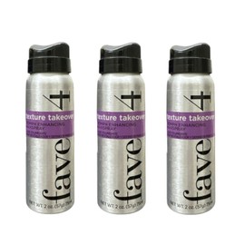 Fave4 Texture Takeover Oomph Enhancing Hairspray 2 oz (Pack of 3)