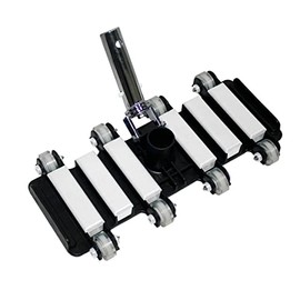 AQUA SPLASH Pooline Heavy Duty Flexible Vacuum Head with Wheels and Swivel Handle