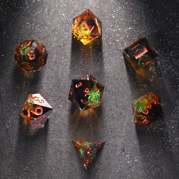 DND Dice, DND Dice Set, Dungeons and Dragons Dice,Polyhedral Sharp