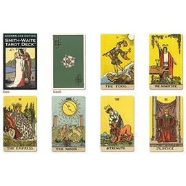 Tarot Cards, Divination Cards, 78 Cards, Smith Weight, Tarot Borderless Edition, Japanese Booklet (Japanese Pocket Manual)
