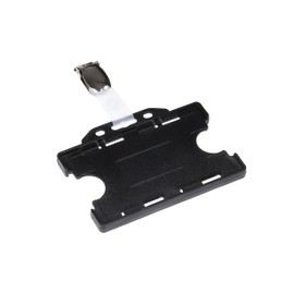 OPUS 2 Name Badges 75 x 40 mm with Clip and Pin, Pack of 24