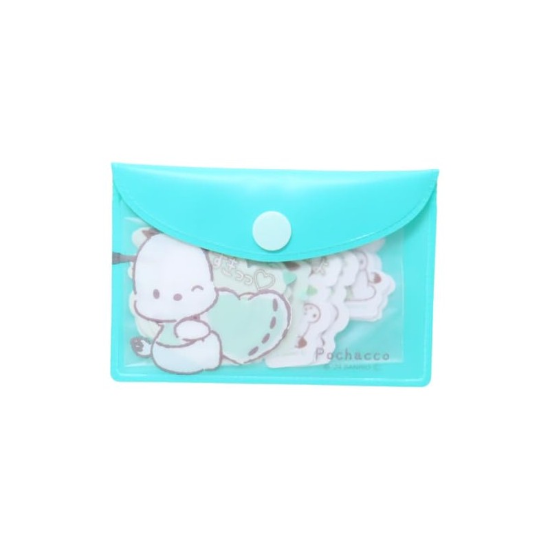Tees Factory Sanrio SR-5543662DP Flake Seal in Pouch Daisuki/Pochacco