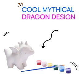 Neliblu Amazaque Paint Your Own Unicorn Kit - Painting Kit Craft Set for Kids - Unicorn Painting Kit for Girls - Non-Toxic, Water-Based Paints Art DIY Set - Painting Kit for Kids