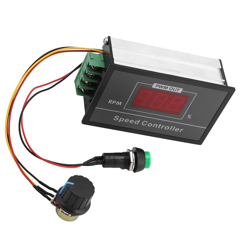CYTGOUPER DC 6-60v 30A Motor Speed Controller,Stepless PMW Speed Regulator,DC