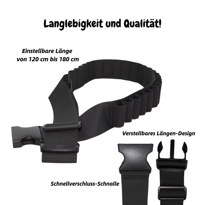 Gliterra Berentzen Knocker Belt, Shot Belt, Mini Alcohol Chain, Consumption