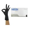 Guantes Descartables Antideslizantes Ambiderm Nitrilo Color Negro Talle Extra Chica