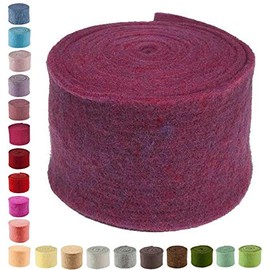 High Quality & Durable Felt - Width 15cm / Length 5m - Pot Ribbon / Craft Felt / Wool Felt - Large Selection of Colours - Stretchable & Pressure Elastic - Table Decoration Easter / Christmas