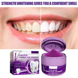 Dyceittdia 2 x Teeth Whitening Powder, 30 g Bamboo Charcoal Tooth Powder + 30 g v34 Whitening Tooth Powder, Teeth Cleaning Powder, Cleans Stains and Tartar, Fresh Breath, Toothpastes (07)