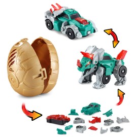 VTech Switch & Go Hatch & Roaaar Egg Triceratops Race Car (French Version)