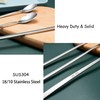 IMEEA Long Spoon, Bar Spoon, Parfait Spoon, 12.2 inches (31