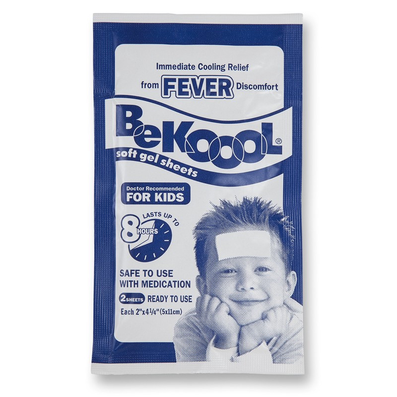 BeKOOOL Migraine Gel Sheets - 4 Count