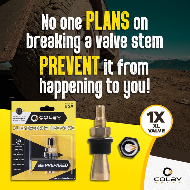 Colby Valve XL Emergency Valve Stem Replacement Heavy Duty Strong