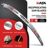 KATA Reciprocating Saw Blades for Pruning: 5-Pack 15 Inch Arc