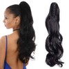18 Inch Hairpieces Ponytail Hair Clip On Extensions Long Curly