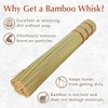 TIKUSAN Bamboo Wok Brush with Copper Coil for Pan Pot